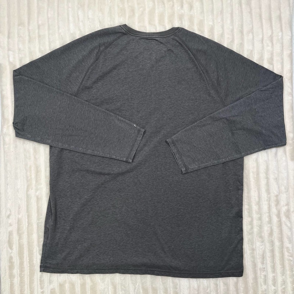 Carhartt Force XL Heather Gray Grey Longsleeve Workwear Utility Outdoor T-Shirt - Picture 4 of 6